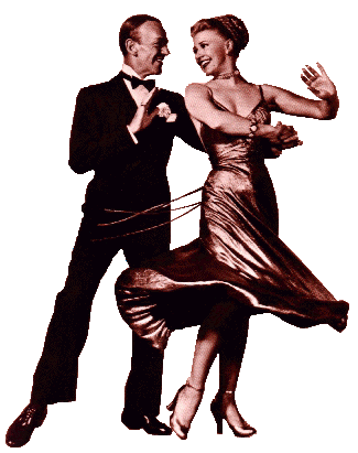 Fred Astaire with his most famous dancing partner Ginger Rogers